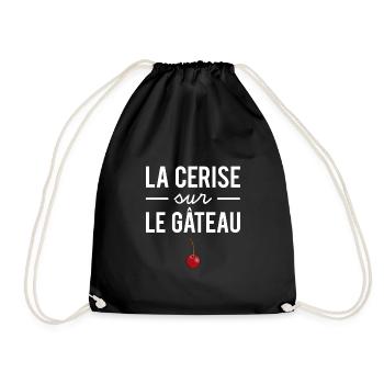 La cerise sur le gâteau - Sac de sport léger - noir - Devant