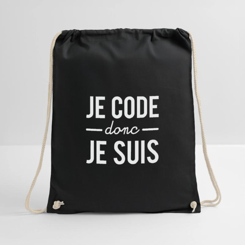 Je code donc je suis humour codeur Sac de sport léger