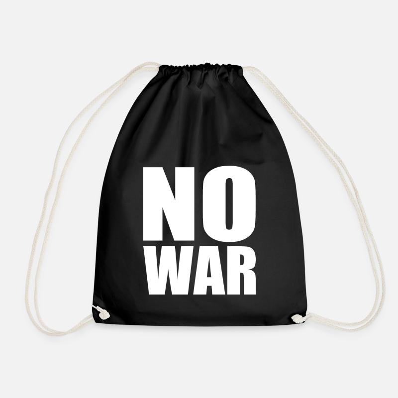No war - Sac de sport léger - noir