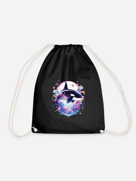 Killer Whale - Turnbeutel - Schwarz