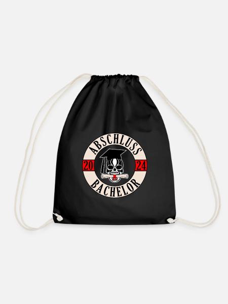 Bachelor Totenkopf 2024 - Turnbeutel - Schwarz