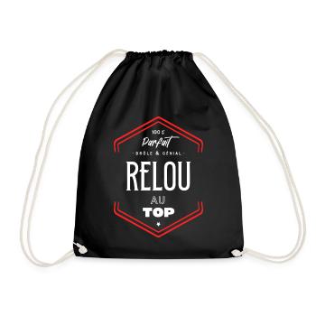 Relou parfait et au top - Sac de sport léger - noir - Devant