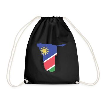 Namibia - Drawstring Bag - black - Front