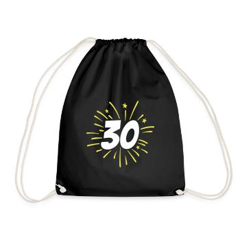 30 ans 30 ans de feux d’artifice - Sac de sport léger - noir - Devant