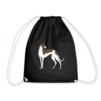 Greyhound - Drawstring Bag - black - Front