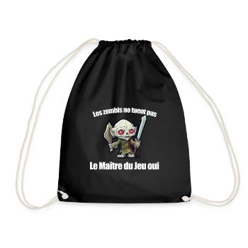 jdr maitre du jeu 5 - Sac de sport léger - noir - Devant
