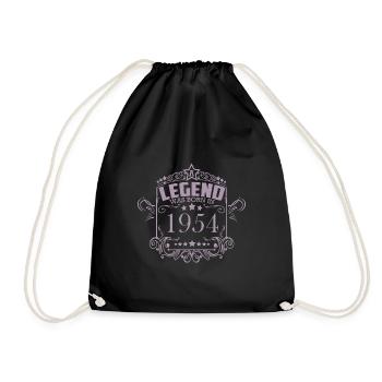 Millésime 1954 Anniversaire Vintage - Sac de sport léger - noir - Devant