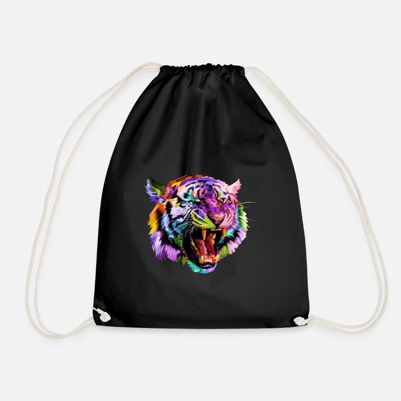 Tiger - Turnbeutel - Schwarz