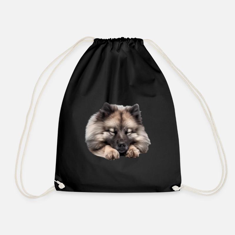 Keeshond - Turnbeutel - Schwarz