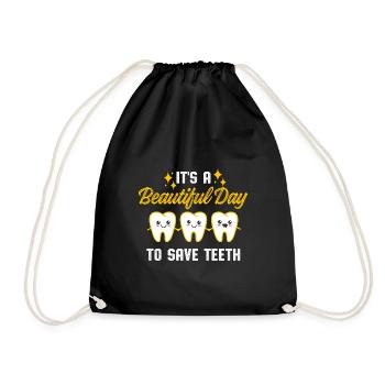 dentist - Drawstring Bag - black - Front