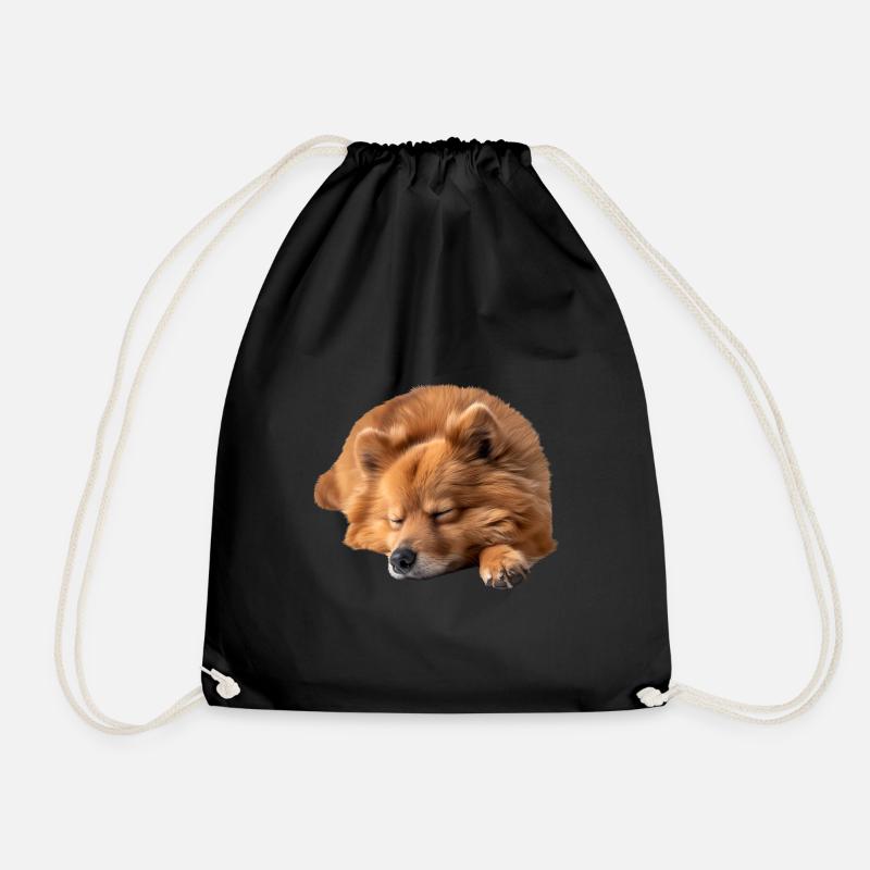 Finnish Spitz - Turnbeutel - Schwarz