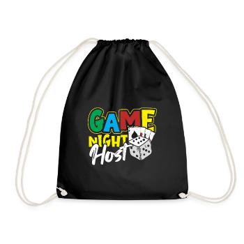Board Games Game Board Gift - Drawstring Bag - black - Front