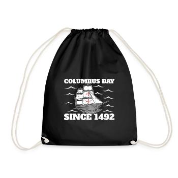 Christopher Columbus - Turnbeutel - Schwarz - Vorne
