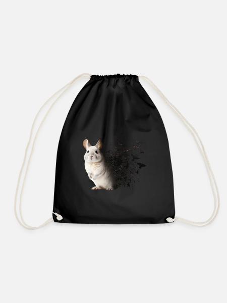 Chinchilla - Turnbeutel - Schwarz