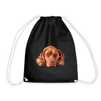 Vizsla - Turnbeutel - Schwarz - Vorne