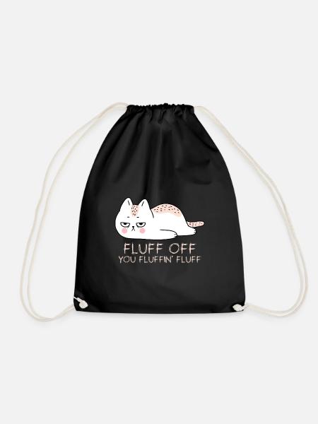 Katze - Turnbeutel - Schwarz