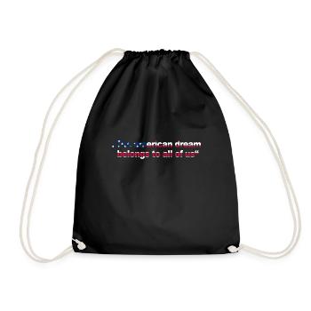 Rêve américain - Kamala Harris - Sac de sport léger - noir - Devant