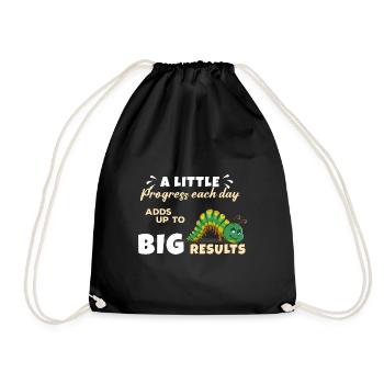 Chenille - Sac de sport léger - noir - Devant
