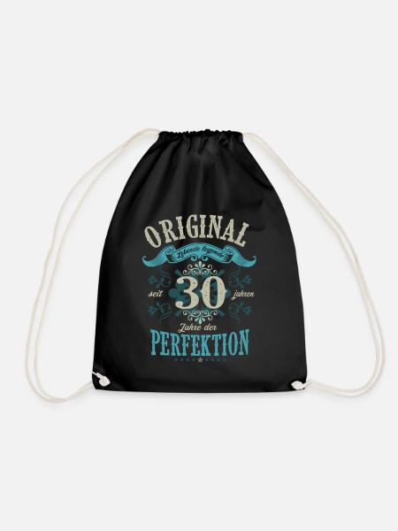 seit 30 Jahren lebende legende geschenk zum 30 - Turnbeutel - Schwarz