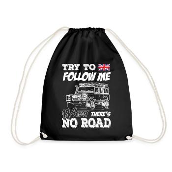 Landy essaie de me suivre quand il n’y a pas de route - Sac de sport léger - noir - Devant