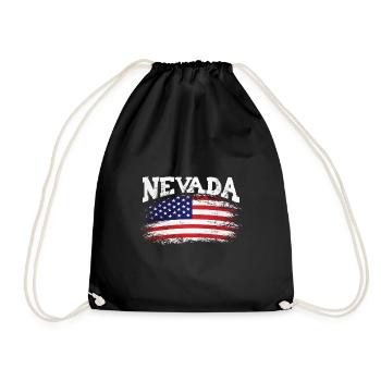 Nevada Pride State Mountain - Turnbeutel - Schwarz - Vorne