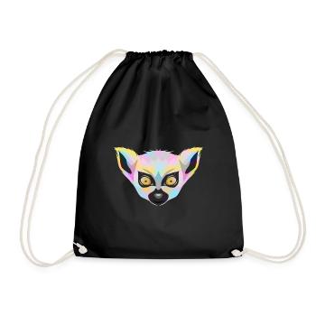 Lémurien - Sac de sport léger - noir - Devant