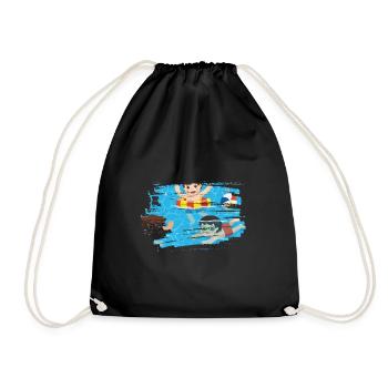 Natation - Sac de sport léger - noir - Devant