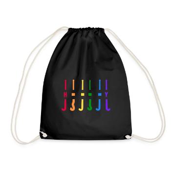 Cadeau de hockey sur gazon Hockey Legend - Sac de sport léger - noir - Devant