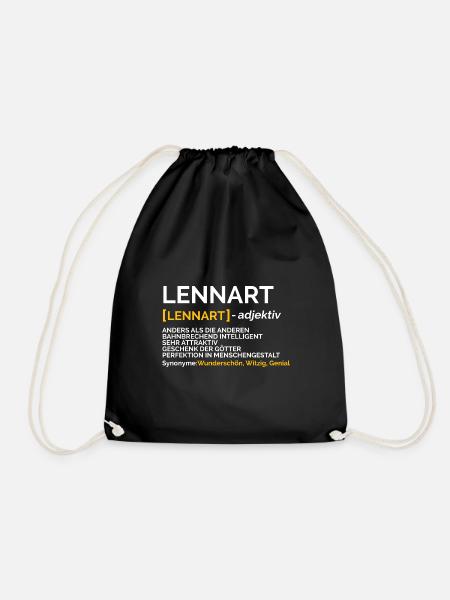 Lennart - Turnbeutel - Schwarz