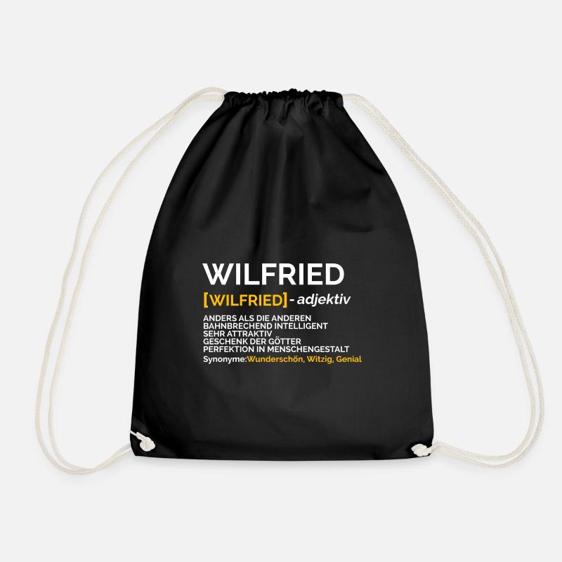 Wilfried - Turnbeutel - Schwarz