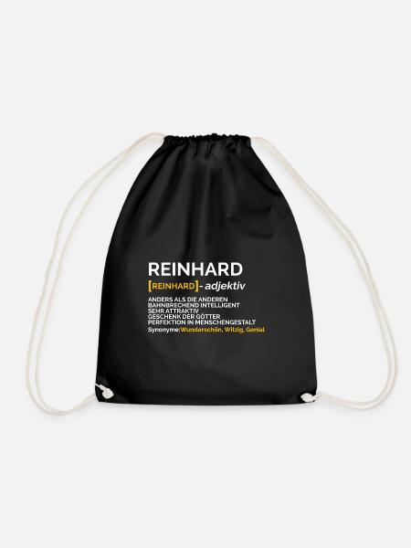 Reinhard - Turnbeutel - Schwarz