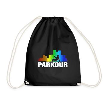 Freerunning Parkour Walljump - Sac de sport léger - noir - Devant