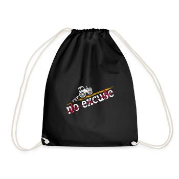 Tracteur Agriculteur Conducteur de tracteur Agriculteur Champ - Sac de sport léger - noir - Devant