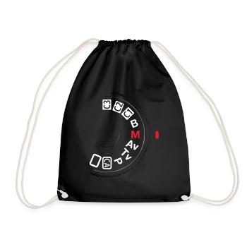 Shoot manual - Mediarena.com - Drawstring Bag - black - Front