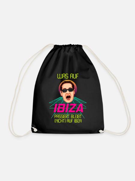 Funshirt Österreich - Ibiza Connection - Turnbeutel - Schwarz