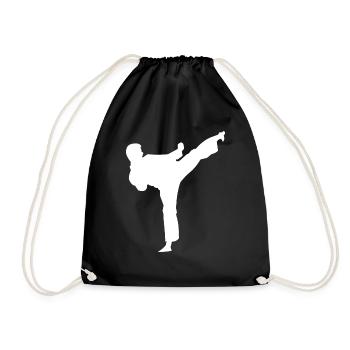 Karaté karaté sport - Sac de sport léger - noir - Devant