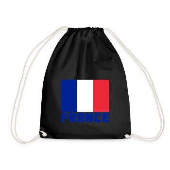 France - Sac de sport léger - noir - Devant
