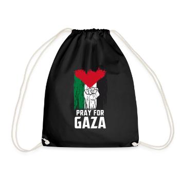 Palestine Tshirt Hommes Enfants Femmes Palestine - Sac de sport léger - noir - Devant