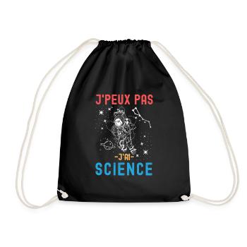 Science astronomie astronaute 2 - Sac de sport léger - noir - Devant