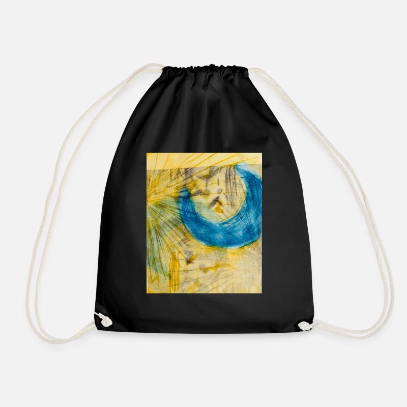Abstract Art - Turnbeutel - Schwarz