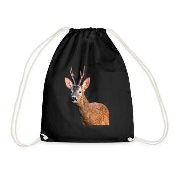 chevreuil - Sac de sport léger - noir - Devant