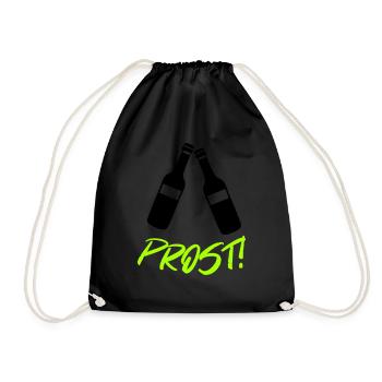 Beer Cheers - Drawstring Bag - black - Front