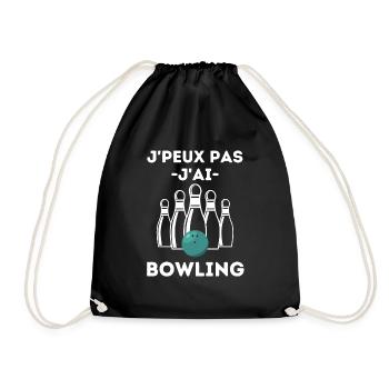 BOWLING 2 - Sac de sport léger - noir - Devant