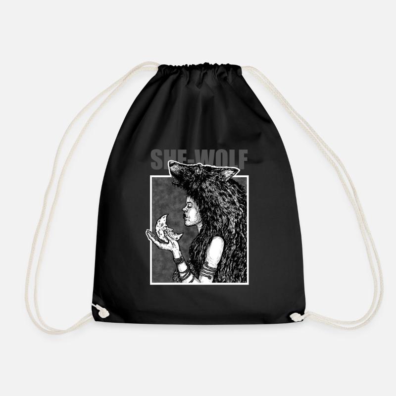 She-Wolf - Turnbeutel - Schwarz