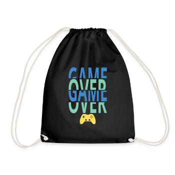 Game Over - le geek du jeu - Sac de sport léger - noir - Devant
