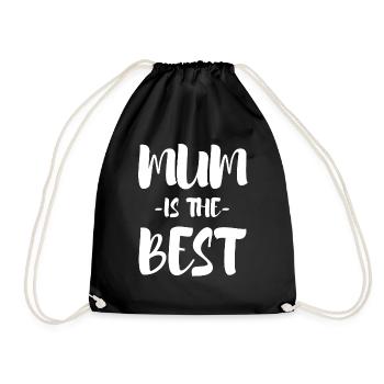 Mère disant cadeau Fête des mères - Sac de sport léger - noir - Devant