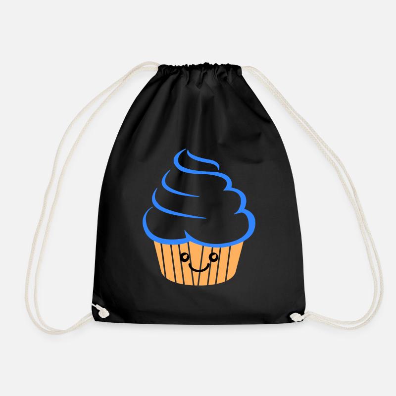 Cupcake Funny - Turnbeutel - Schwarz