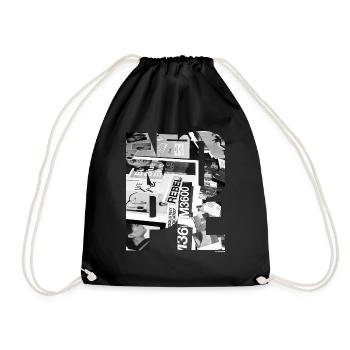 NOPE - don't be a yes sayer! - Drawstring Bag - black - Front