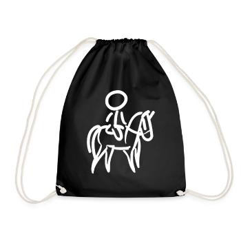 Cavalier sur Cavalier Minimalisme Minimaliste - Sac de sport léger - noir - Devant