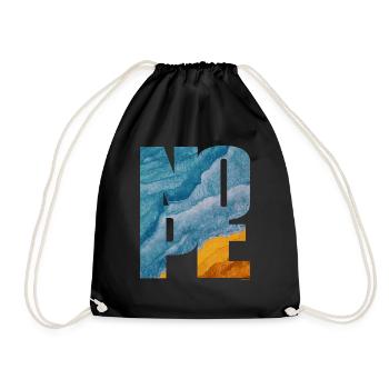 NOPE - sei kein Ja - Sager! - Sac de sport léger - noir - Devant
